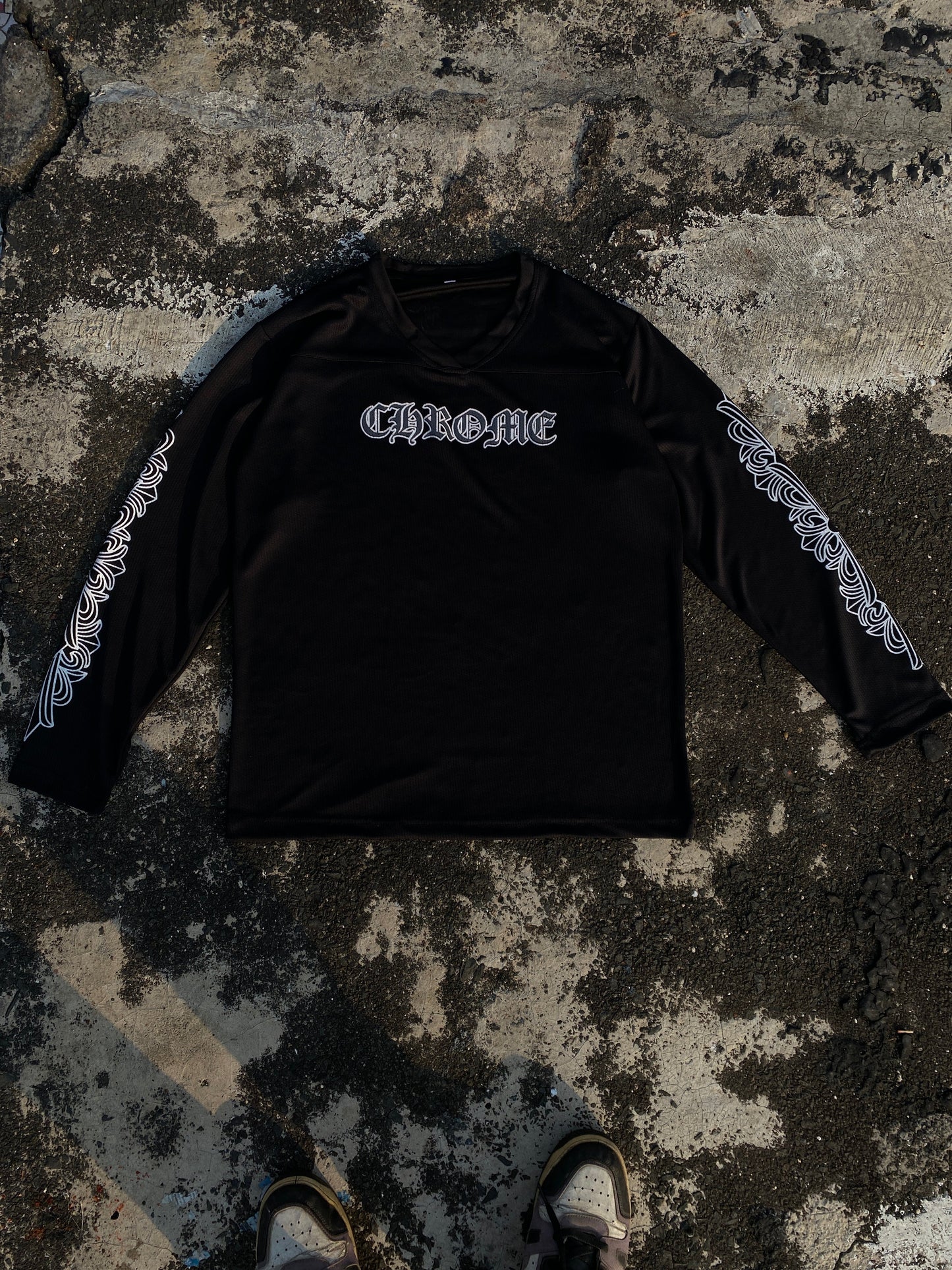 Chrome Hearts Black Long Sleeve Jersey