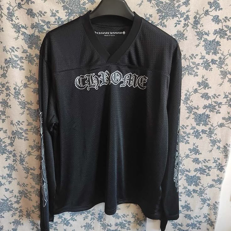Chrome Hearts Black Long Sleeve Jersey – TNT