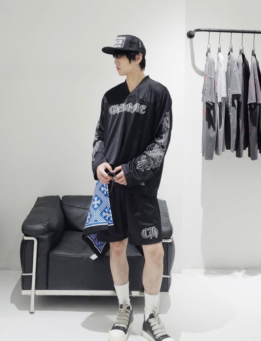 Chrome Hearts Black Long Sleeve Jersey