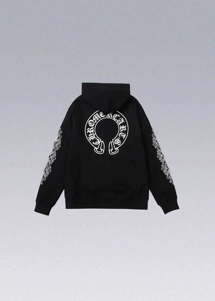【美品】Chrome Hearts DGR ZIP GROVE Chrome Hearts Deadly Doll zip-up Hoodie | Black | FARFETCH IN